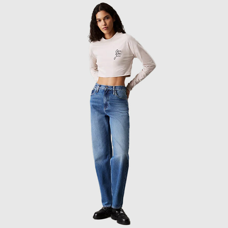 Script Institutional T-Shirt - Moonbeam