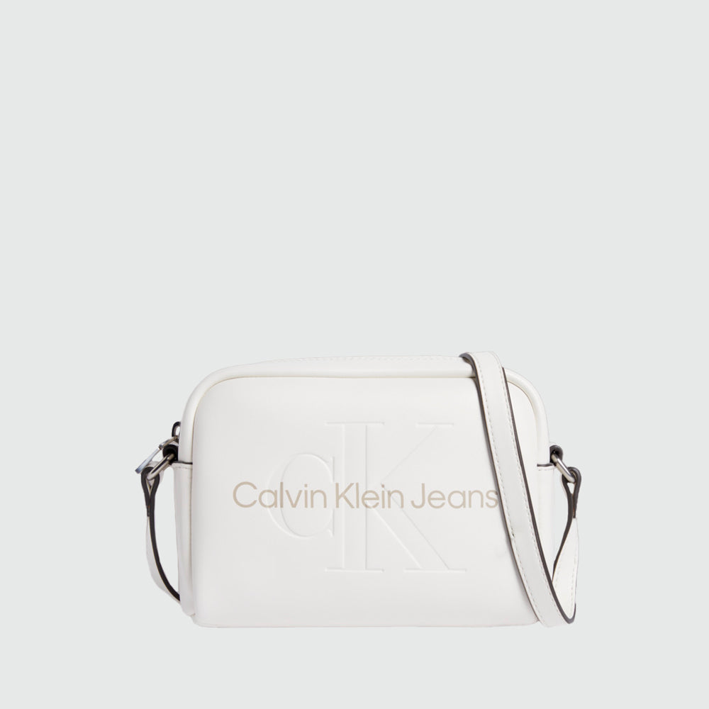 Calvin Klein Sculpted Camera Bag - White  |ThirdBaseUrban