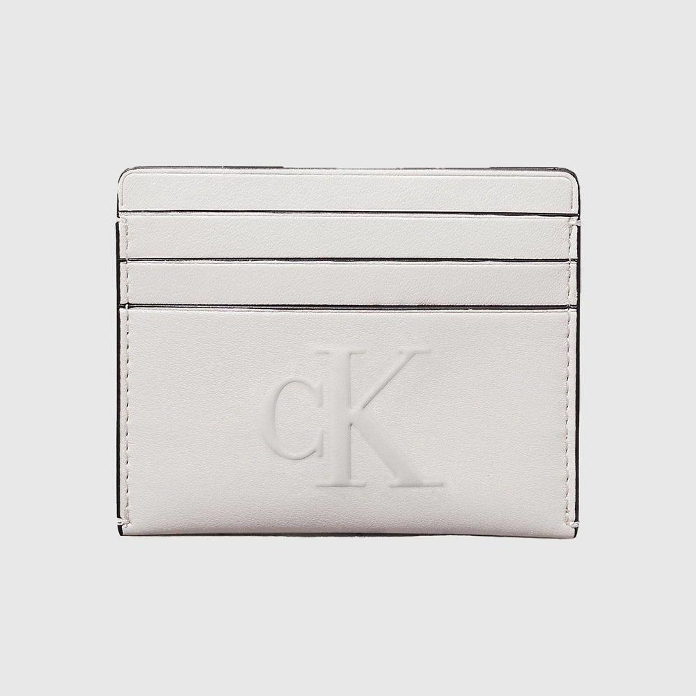 Calvin Klein Sculpted Deboss  Cardcase - Light Grey |ThirdBaseUrban