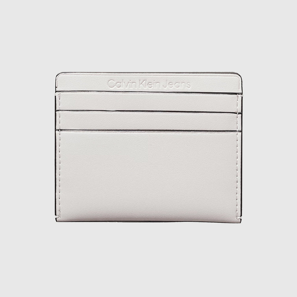 Sculpted Deboss  Cardcase - Light Grey