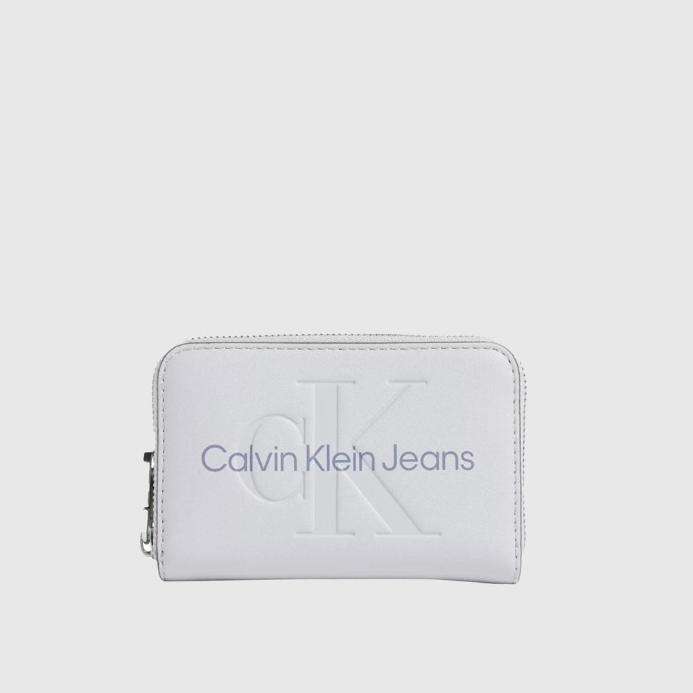 Calvin Klein Sculpted Zip Purse - Light Grey |ThirdBaseUrban
