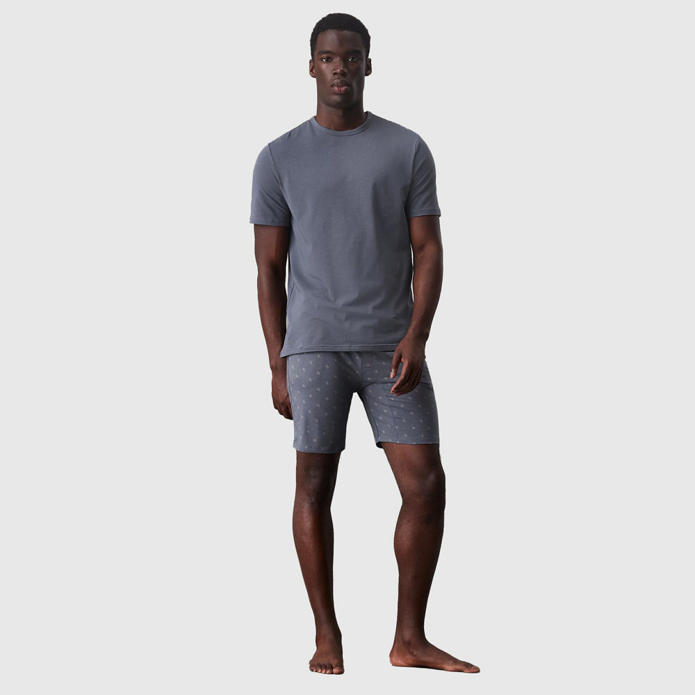 Calvin Klein Sleep Shorts Set - Blue |ThirdBaseUrban