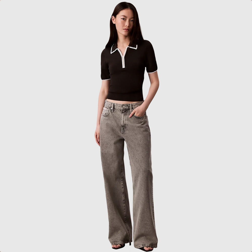 Color Block Golfer - Black