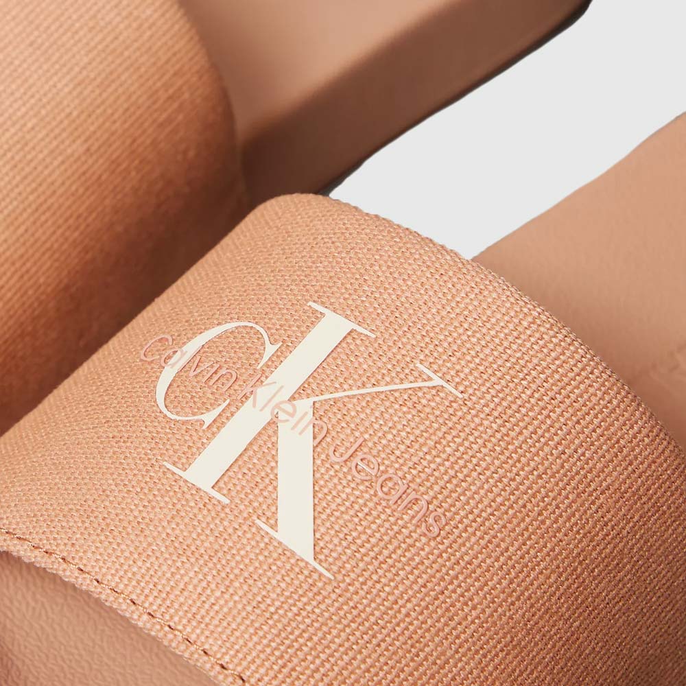 Monogram Slide - Coral