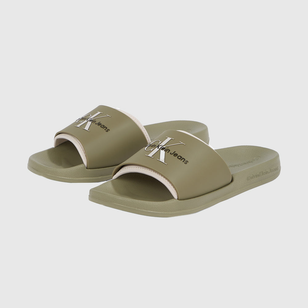 Neoprene Monologo Slide  - Olive