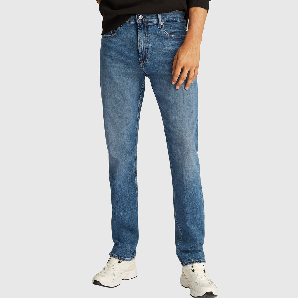 Calvin Klein Slim Straight Jeans - Denim Dark |ThirdBaseUrban