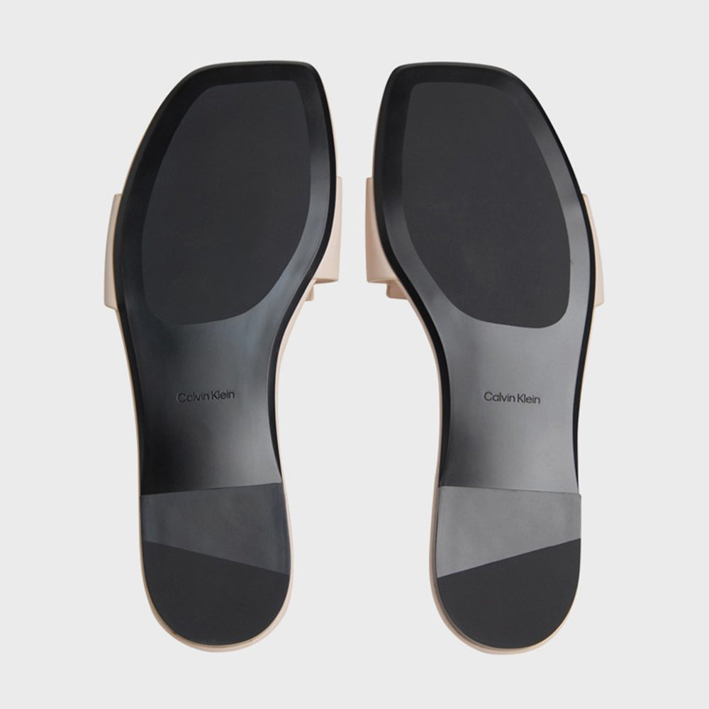 Square Flat Sandal - Baby Pink