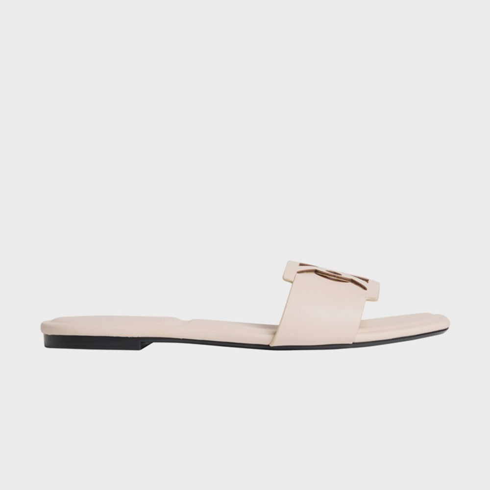 Square Flat Sandal - Baby Pink