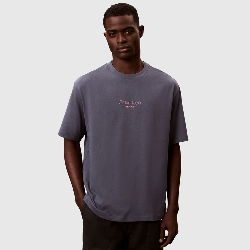 Calvin Klein Graphic T-Shirt - Navy |ThirdBaseUrban