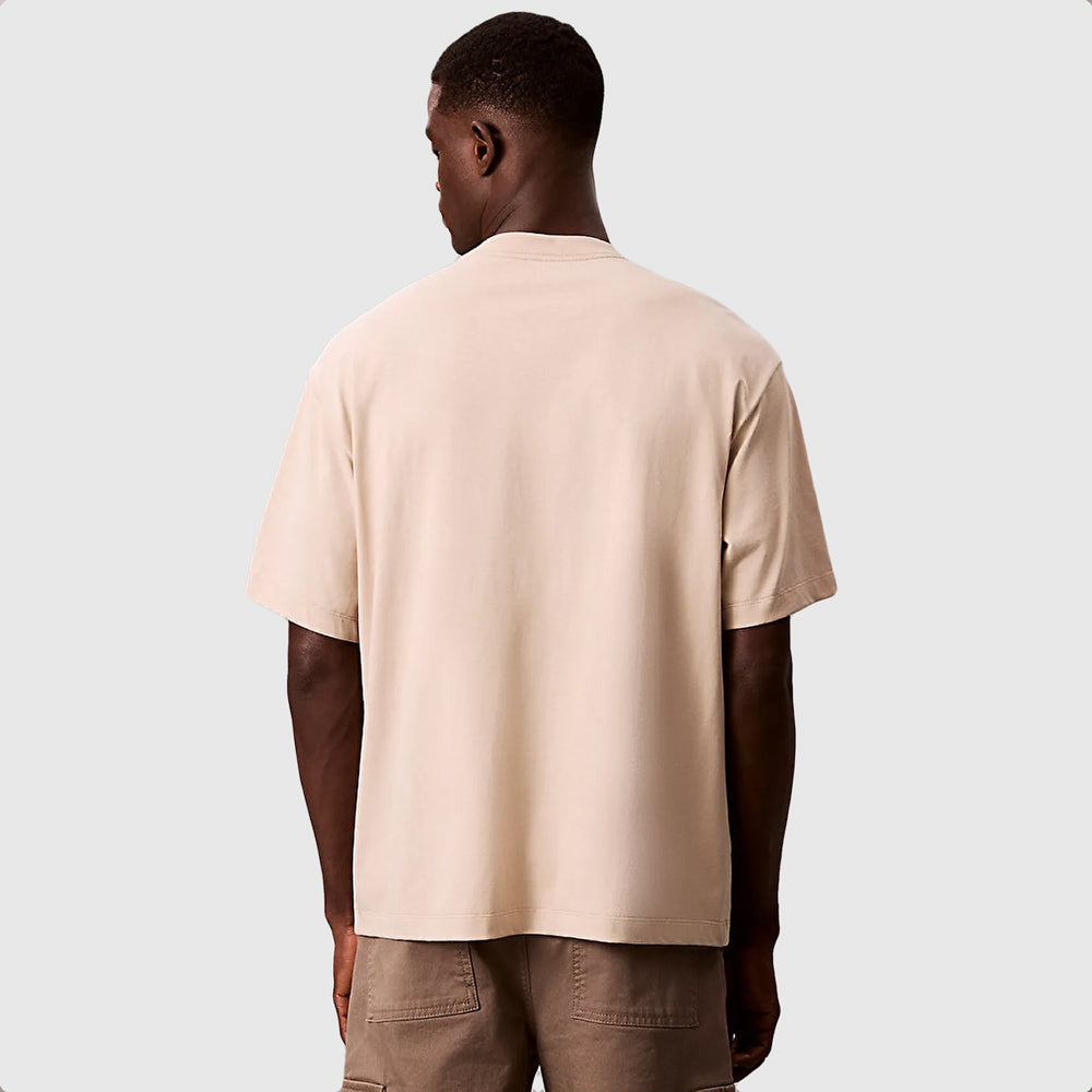 Relaxed Graphic T-Shirt - Beige