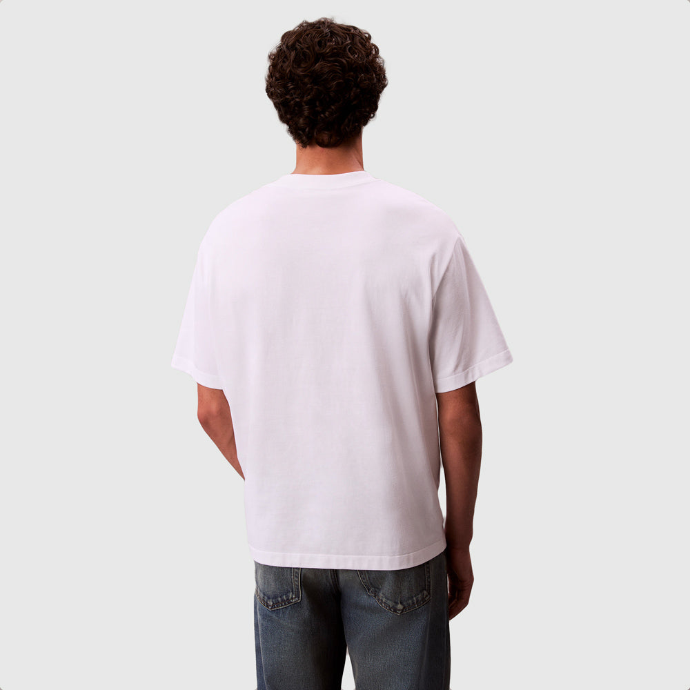 Cursive Graphic T-Shirt - White