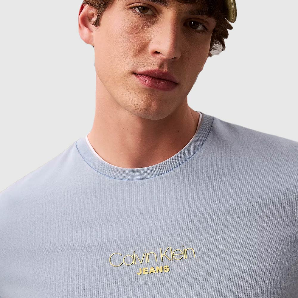 Acid Wash T-Shirt - Blue