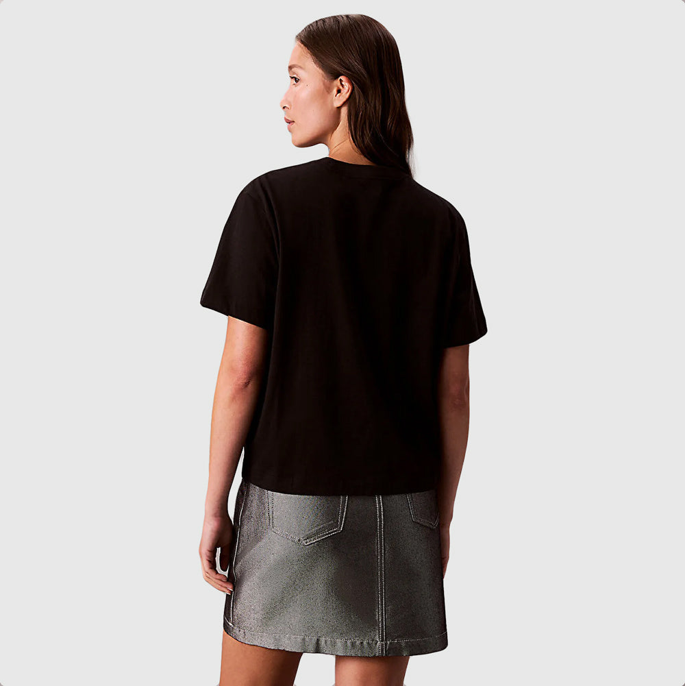Boxy Logo T-Shirt - Black