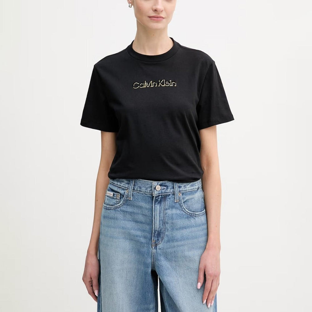 Calvin Klein Classic Foil T-Shirt - Black |ThirdBaseUrban