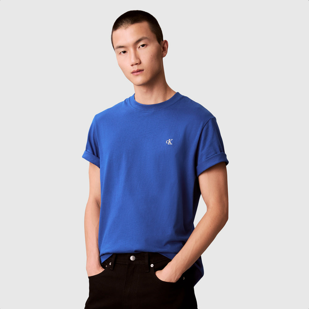 Calvin Klein Easy Monogram T-Shirt - Blue |ThirdBaseUrban