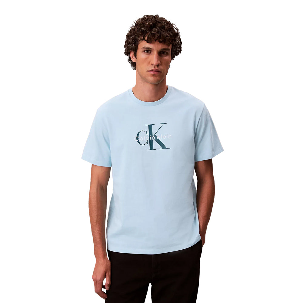 Calvin Klein Hero Monologo T-Shirt - Light Blue |ThirdBaseUrban