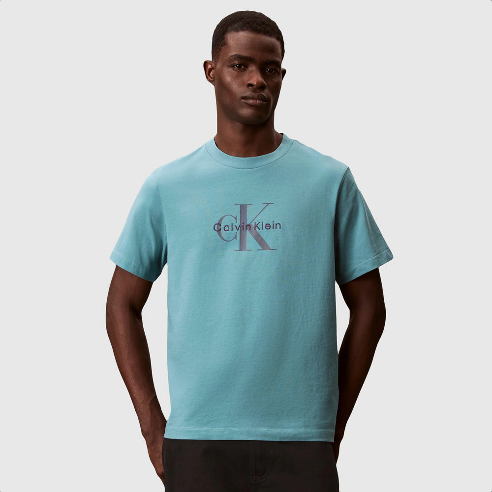 Calvin Klein Hero Monologo T-Shirt  - Teal |ThirdBaseUrban