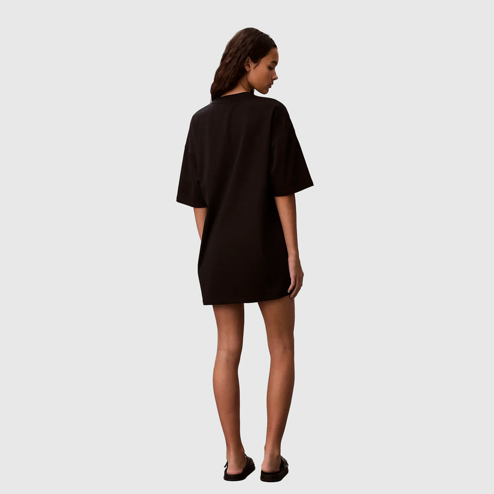 Oversized T-shirt Dress - Black