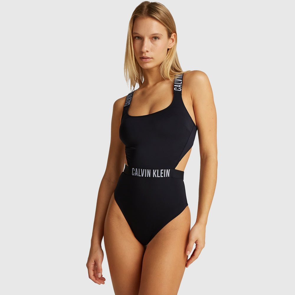 Calvin Klein Swim One Piece - Black |ThirdBaseUrban