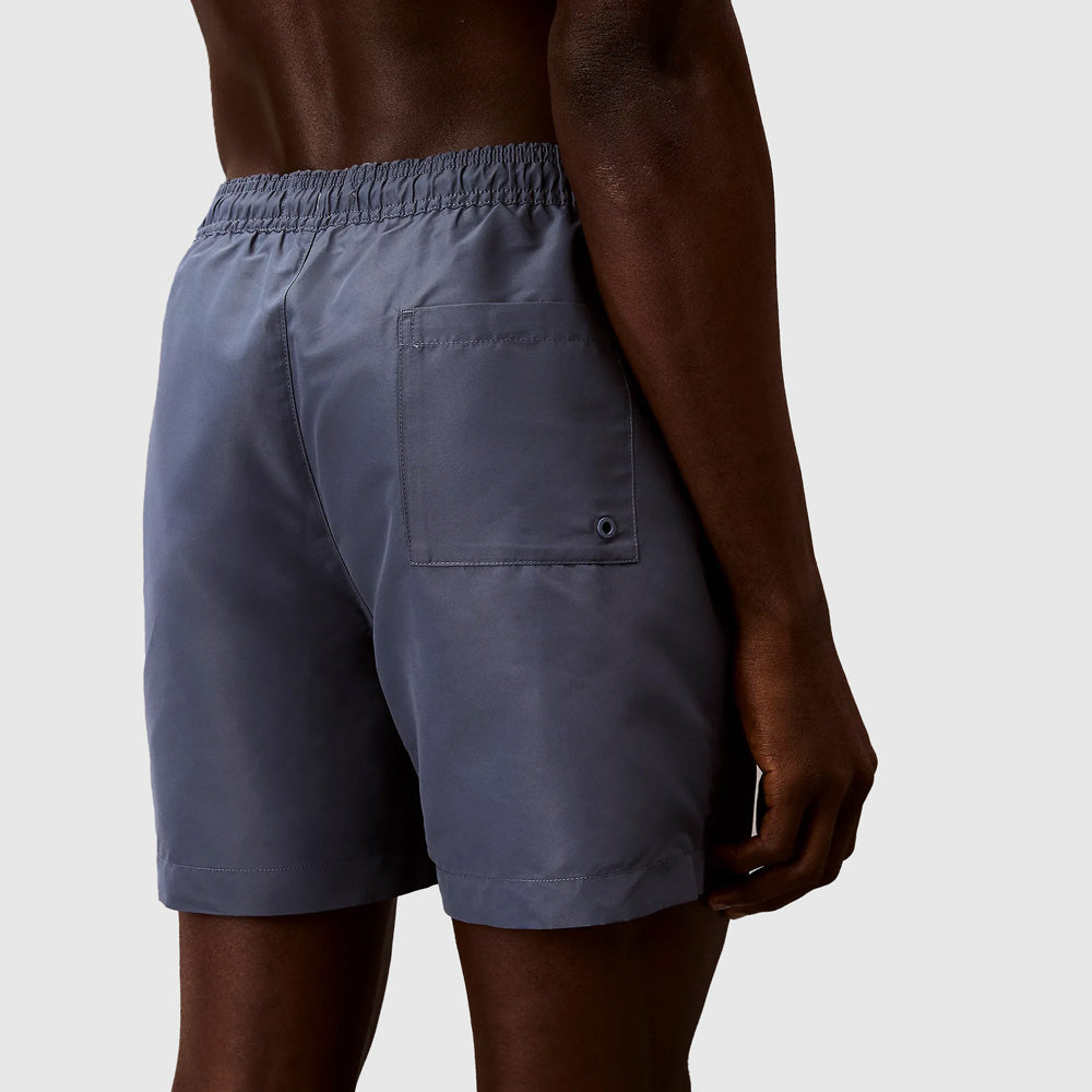 Drawstring Swim Shorts - Blue Grey
