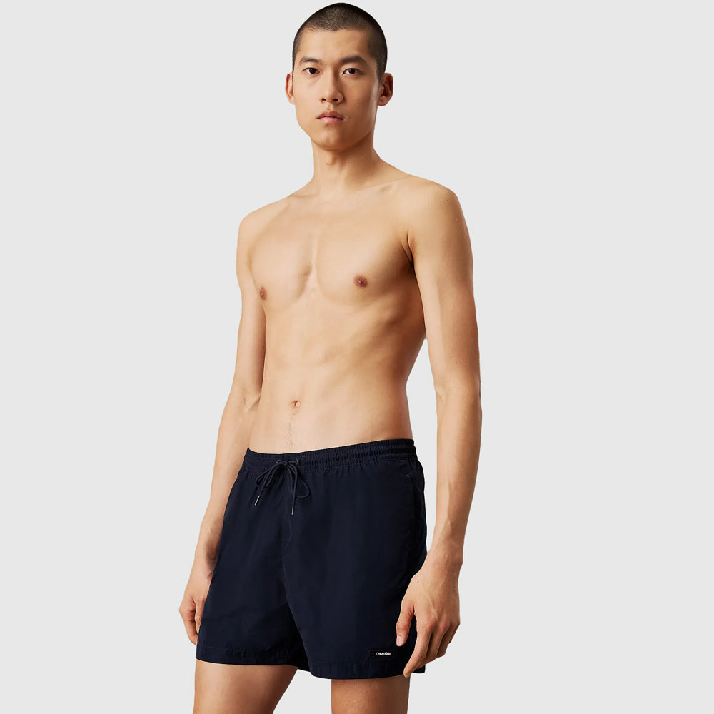 Calvin Klein Drawstring Swim Shorts - Navy |ThirdBaseUrban