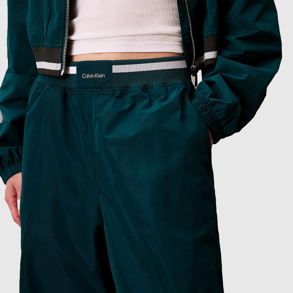 Taffeta Track Pant - Green
