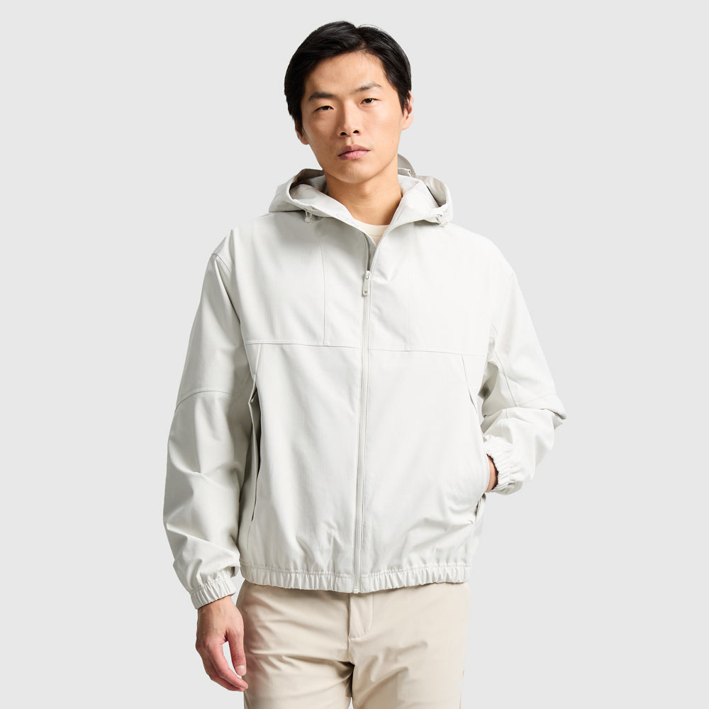 Calvin Klein Technical Jacket White |ThirdBaseUrban