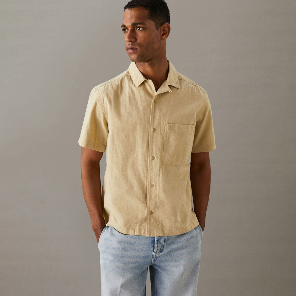 Textured Shirt - Khaki