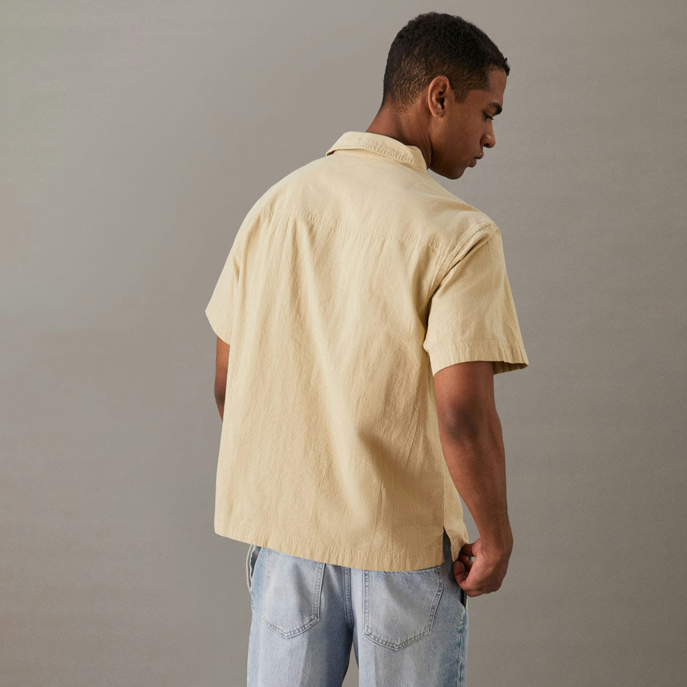 Textured Shirt - Khaki