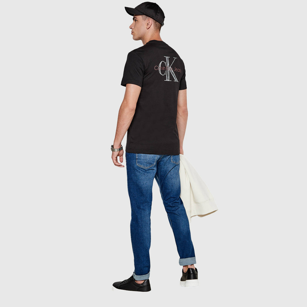 Back Monologo T-Shirt - Black