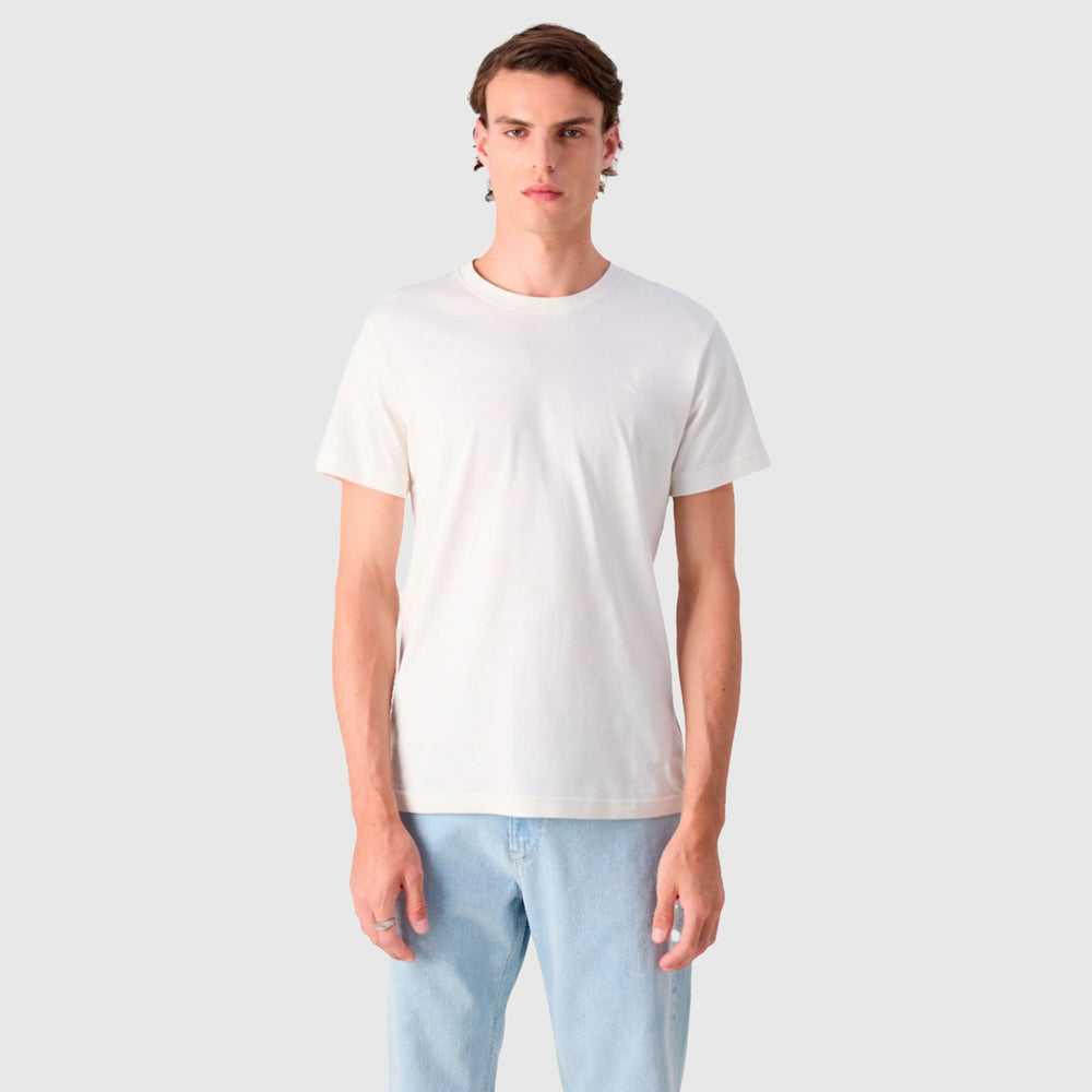 Calvin Klein Back Monologo T-Shirt - Offwhite |ThirdBaseUrban