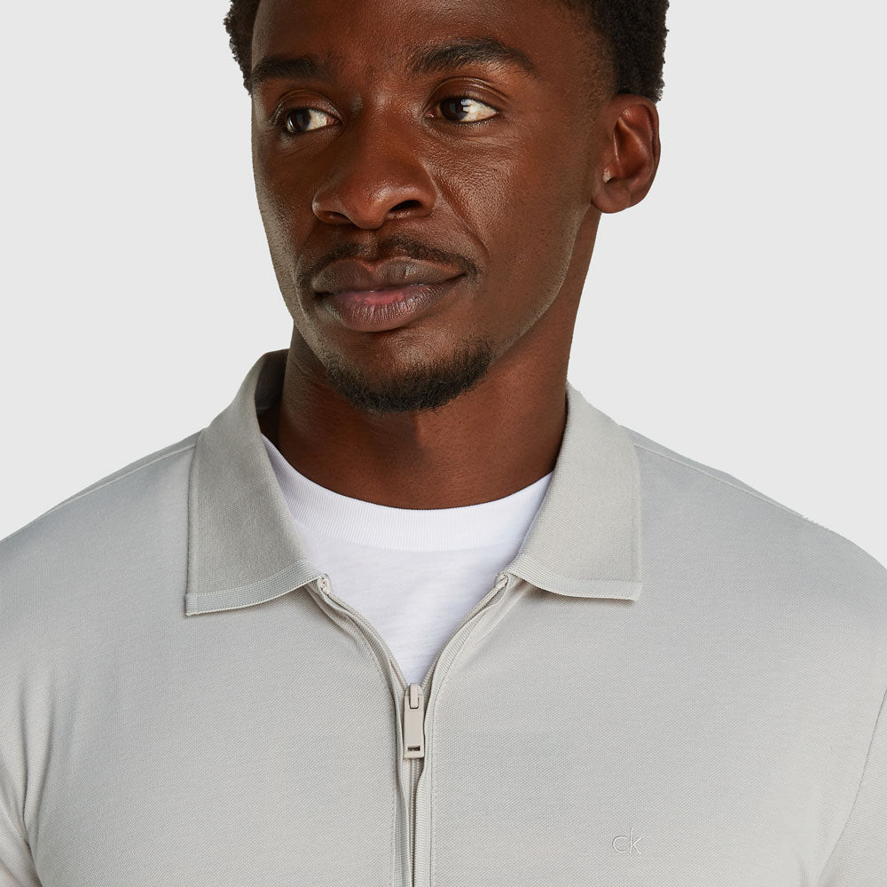 Thermo Tech Pique Golfer - Light Grey