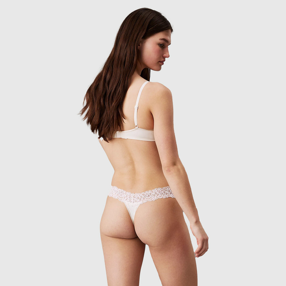 Lace Thong - Ivory