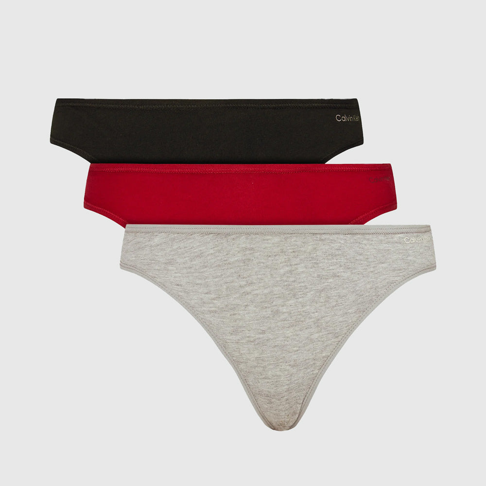 Calvin Klein 3 Pack Thong - Multi |ThirdBaseUrban