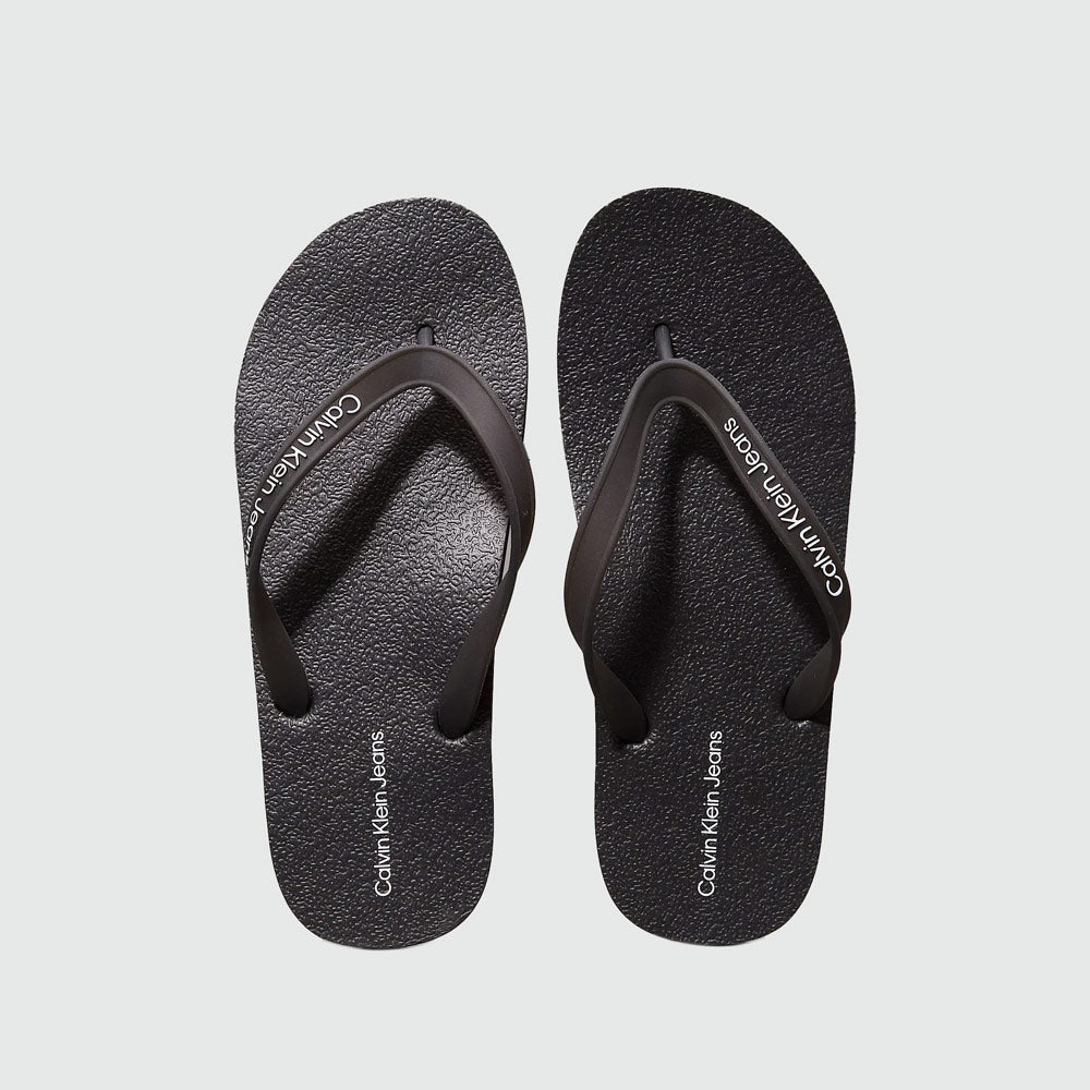 Calvin Klein Beach Thong  - Black |ThirdBaseUrban