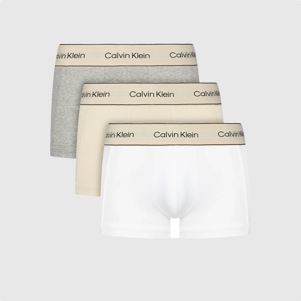 Calvin Klein 3 Pack Trunk - White |ThirdBaseUrban