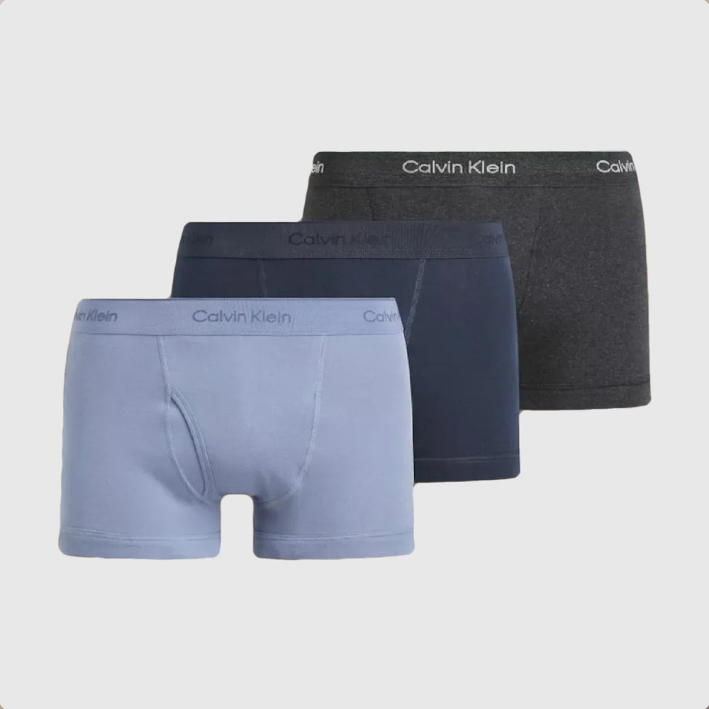 Calvin Klein 3 Pack Trunk - Navy Multi |ThirdBaseUrban