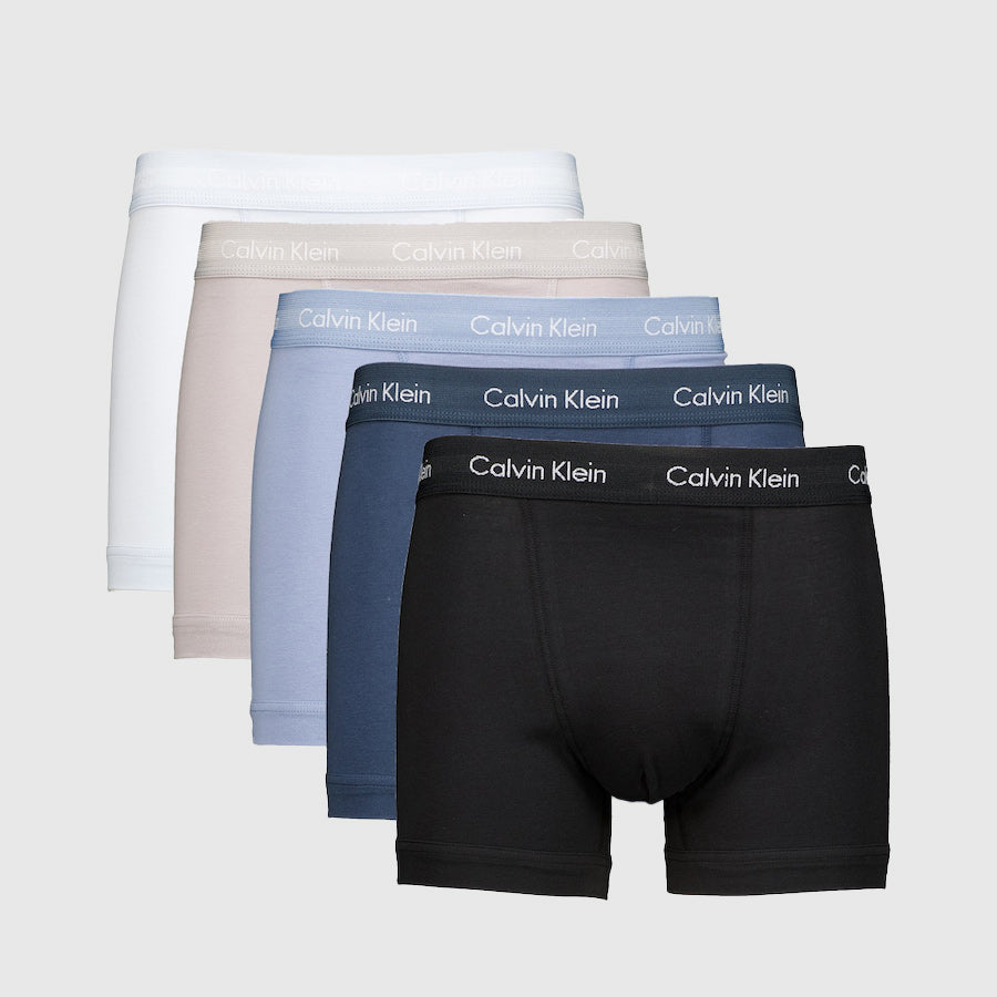 Calvin Klein 5Pack Trunks - Navy Multi |ThirdBaseUrban