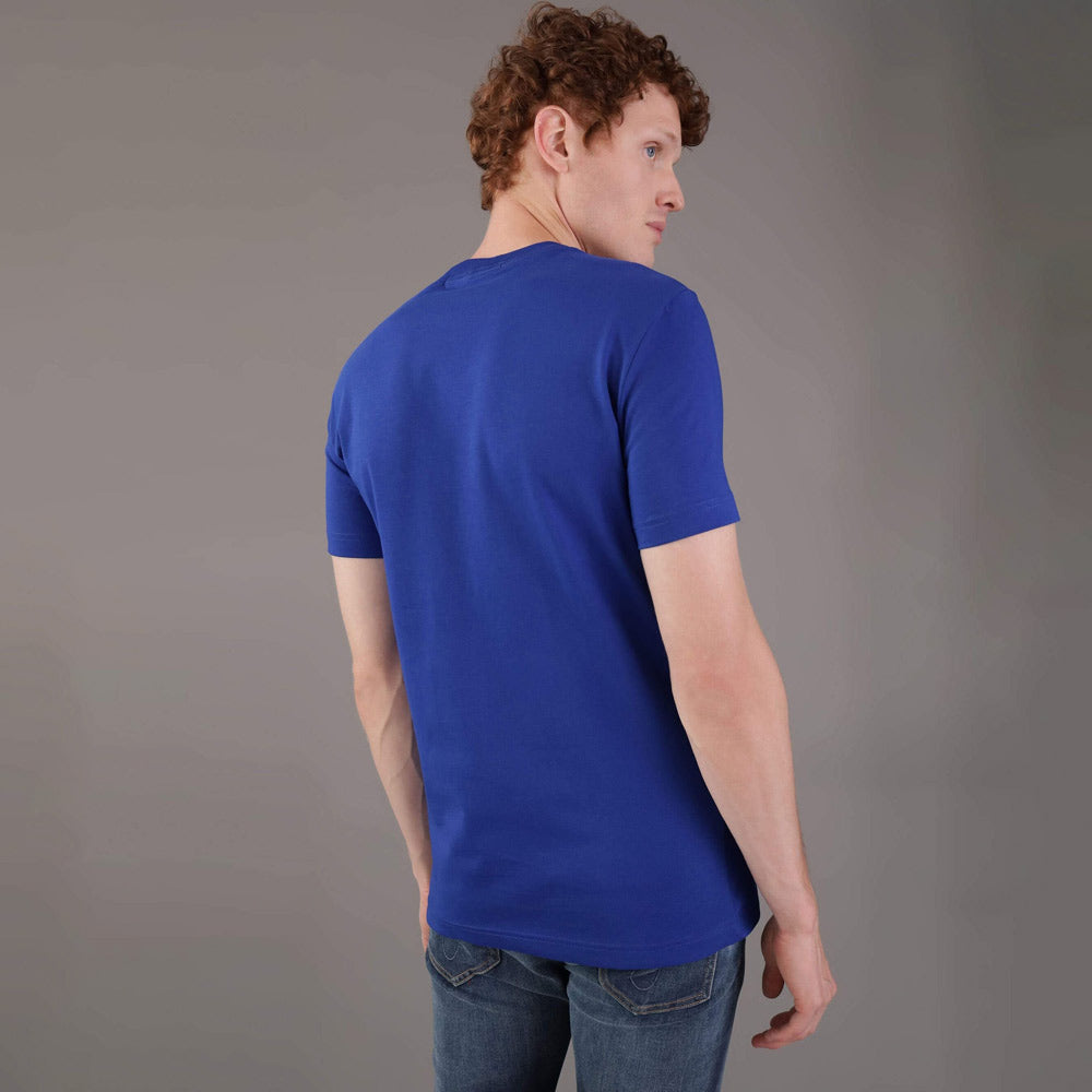 Two Tone Institutional T-Shirt - Dark Blue