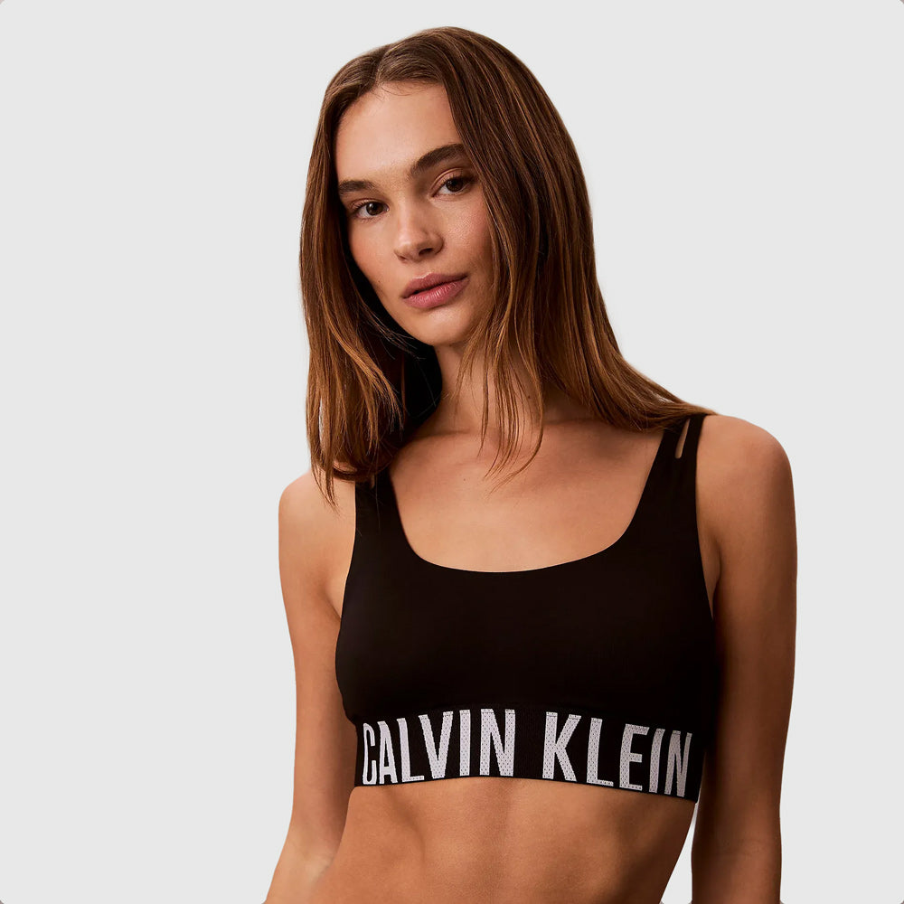 Calvin Klein Unlined Bralette - Black |ThirdBaseUrban