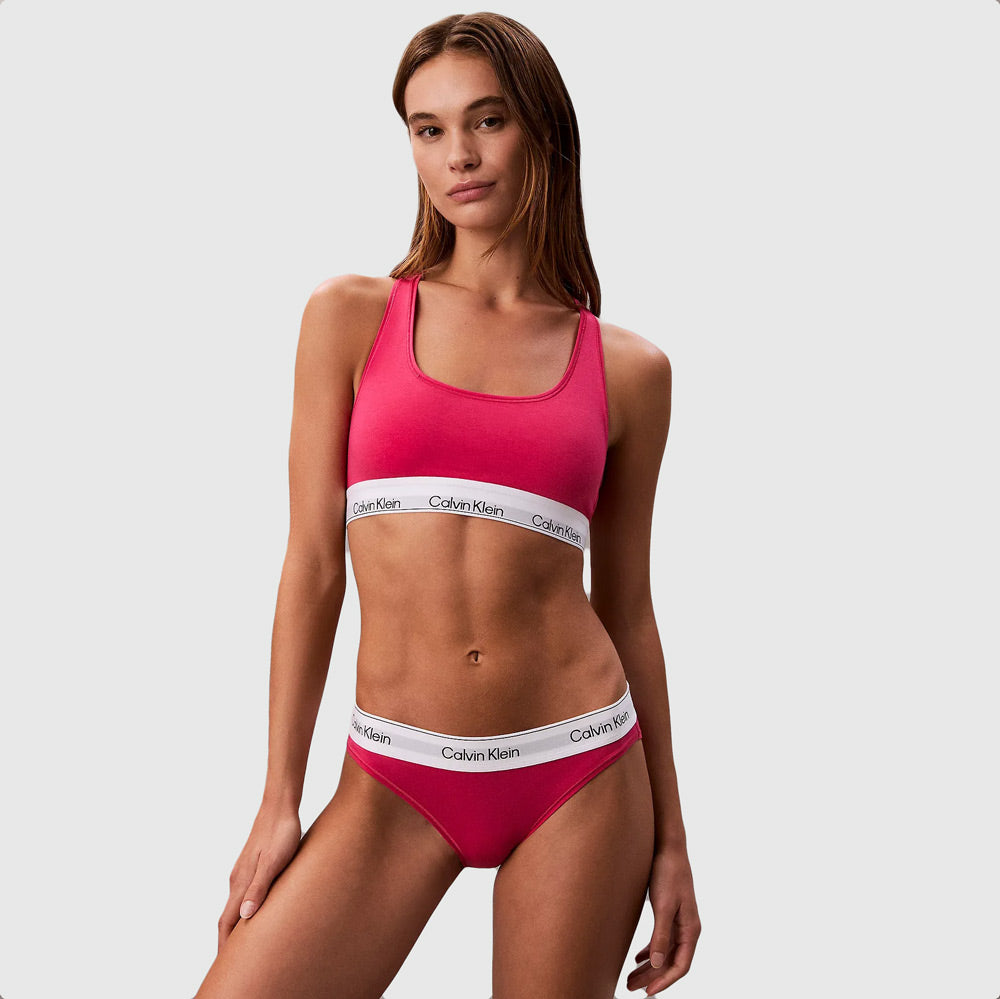 Calvin Klein Unlined Bralette - Pink |ThirdBaseUrban