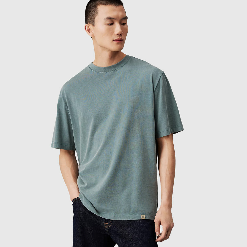 Calvin Klein Washed Heavy T-Shirt - Teal |ThirdBaseUrban