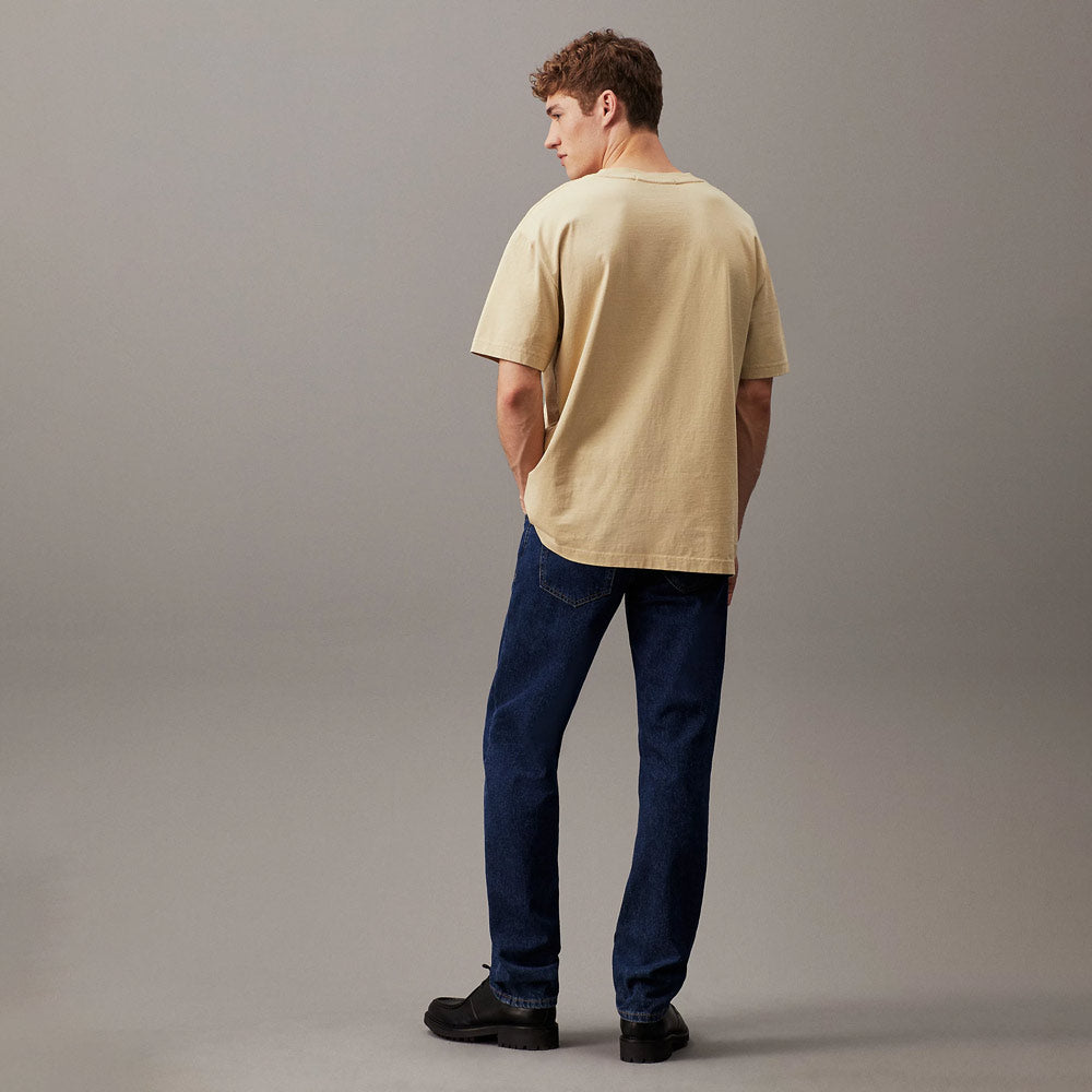 Washed Monologo T-Shirt - Khaki