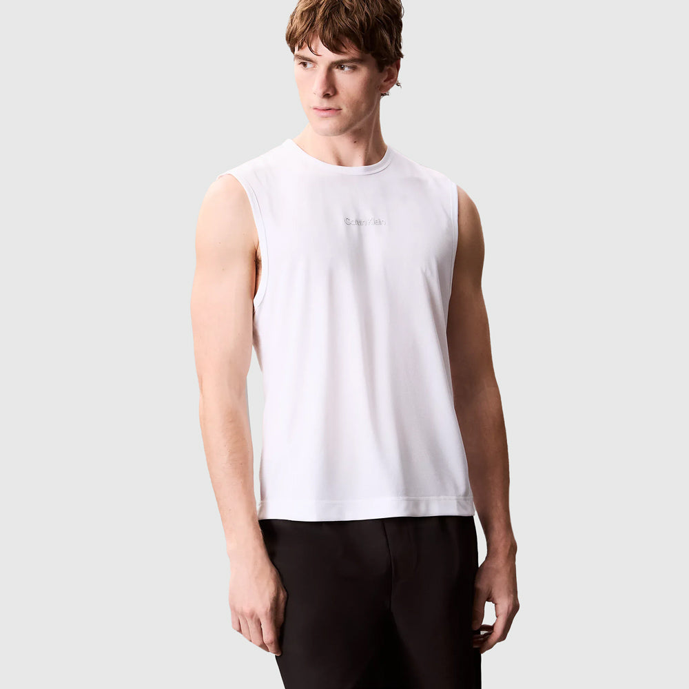 Calvin Klein Performance Tank Top - White |ThirdBaseUrban