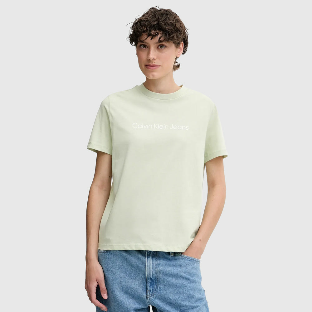 Calvin Klein Classic Logo T-Shirt - Light Green |ThirdBaseUrban