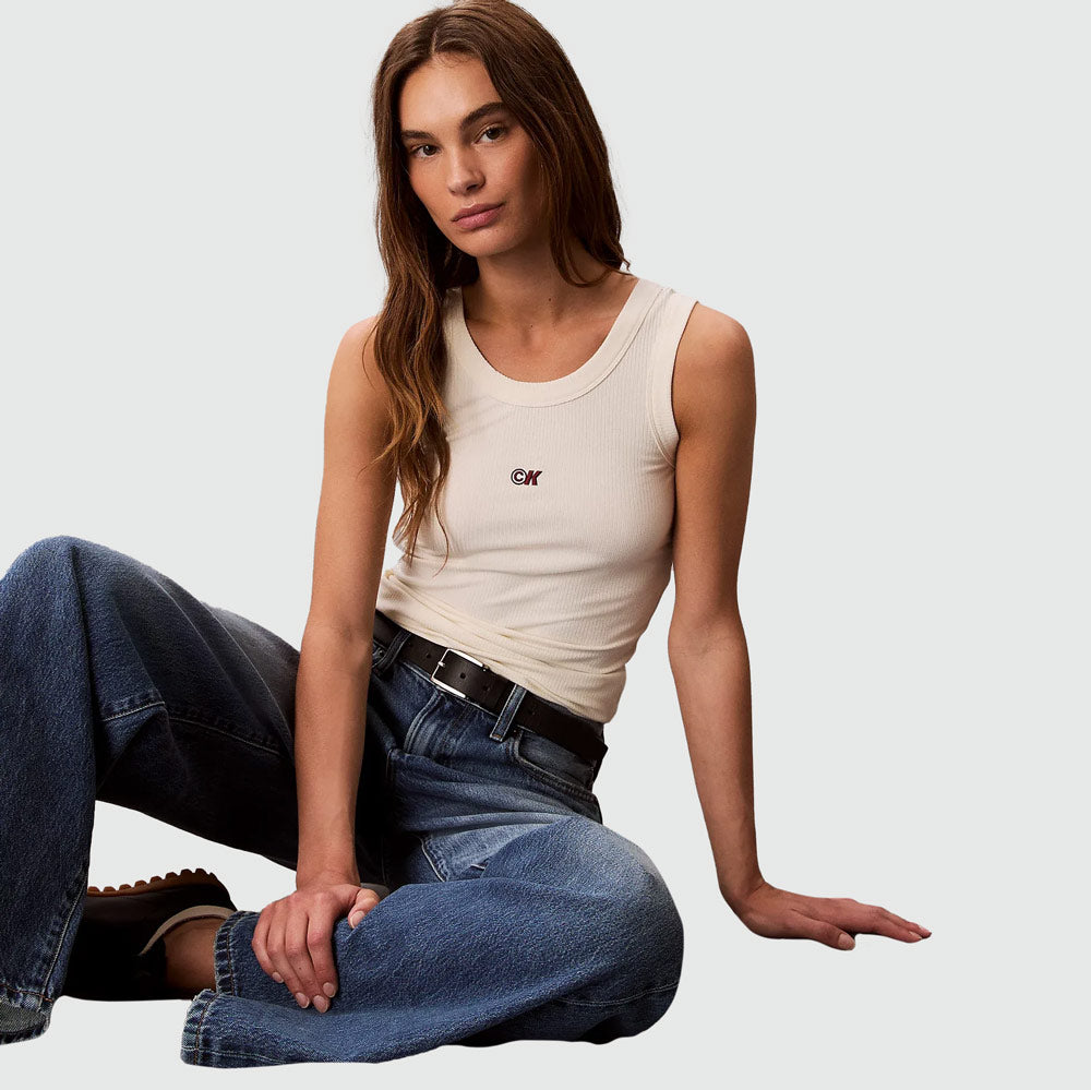 Rib Tank - Cream