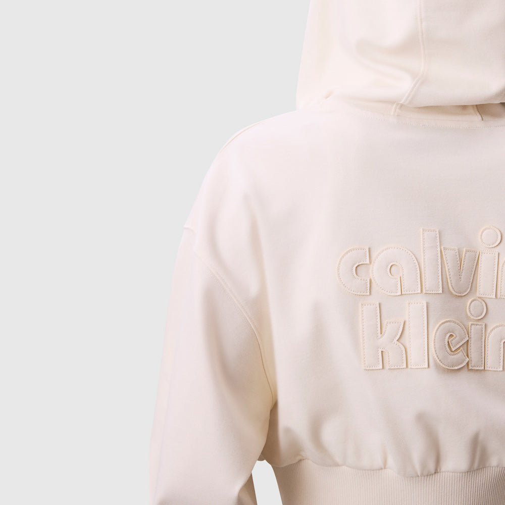 A- Punto Milano Hoodie - Offwhite