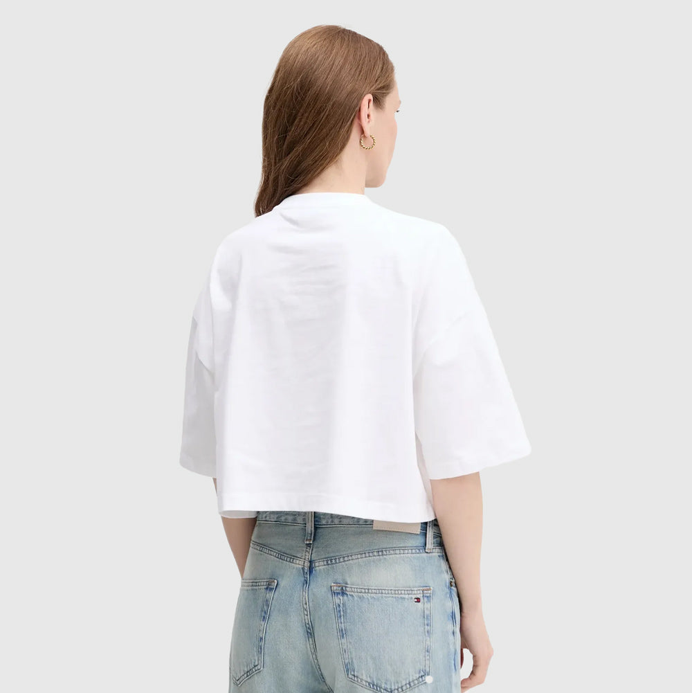 Chain Stitch T-Shirt - White