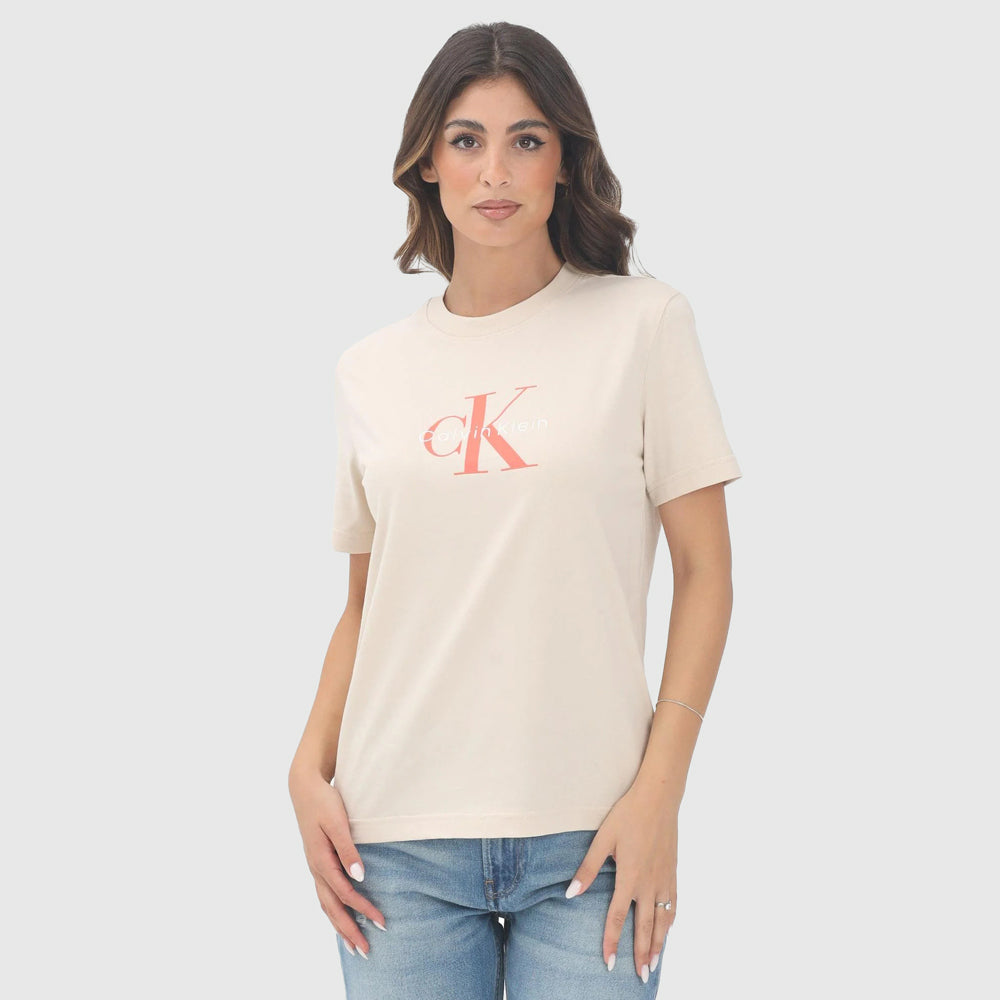 Calvin Klein Classic Hero T-Shirt - Sand |ThirdBaseUrban