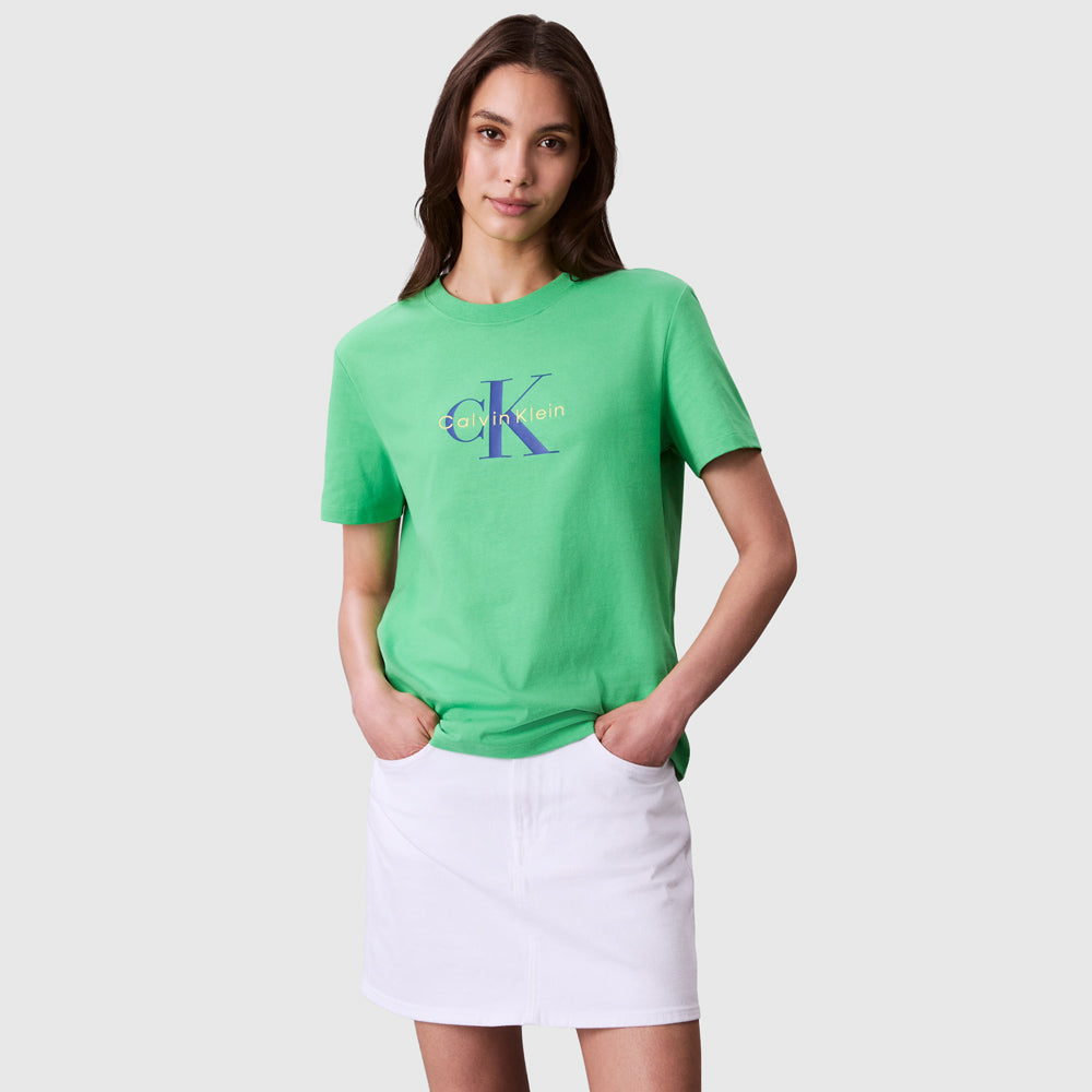 Calvin Klein Classic Hero Monologo T-Shirt - Green |ThirdBaseUrban